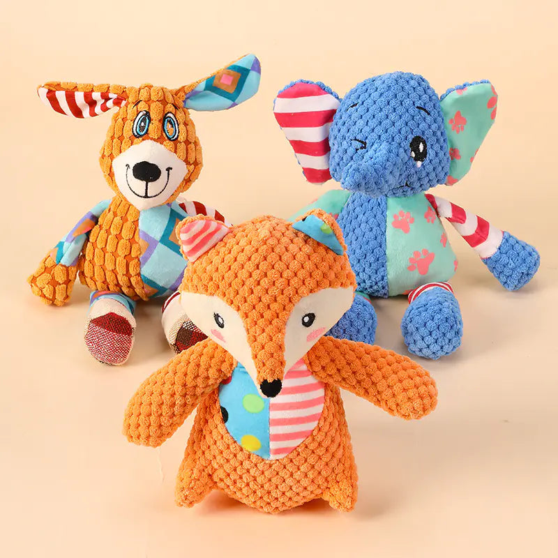 Plush Squeaky Dog Toy for Small and Large Dogs
