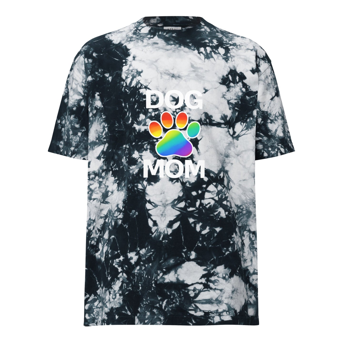 Pride Dog Mom Oversized Tie-dye T-shirt (3 Colors)