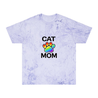 Pride Color Blast Cat Mom Tee Sizes Small - 3XL (4 Colors)
