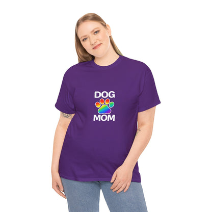 Pride Dog Mom Heavy Duty Unisex Tee Sizes Small - 5XL (11 colors)