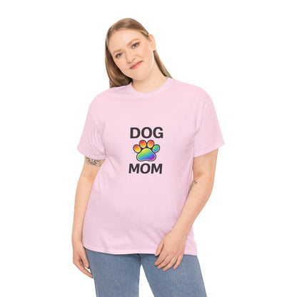 Pride Dog Mom Heavy Duty Unisex Tee Sizes Small - 5XL (11 colors)