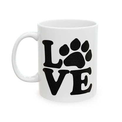 Love Paw Ceramic Mug