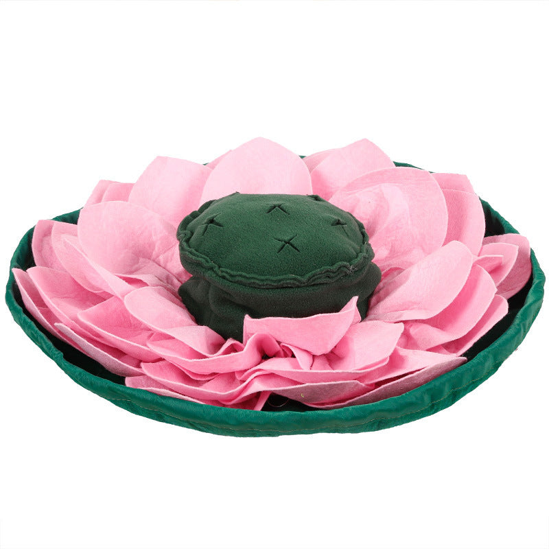 Pet Lotus Snuffle Sniffing Mat for Slow Feeding Training Toy