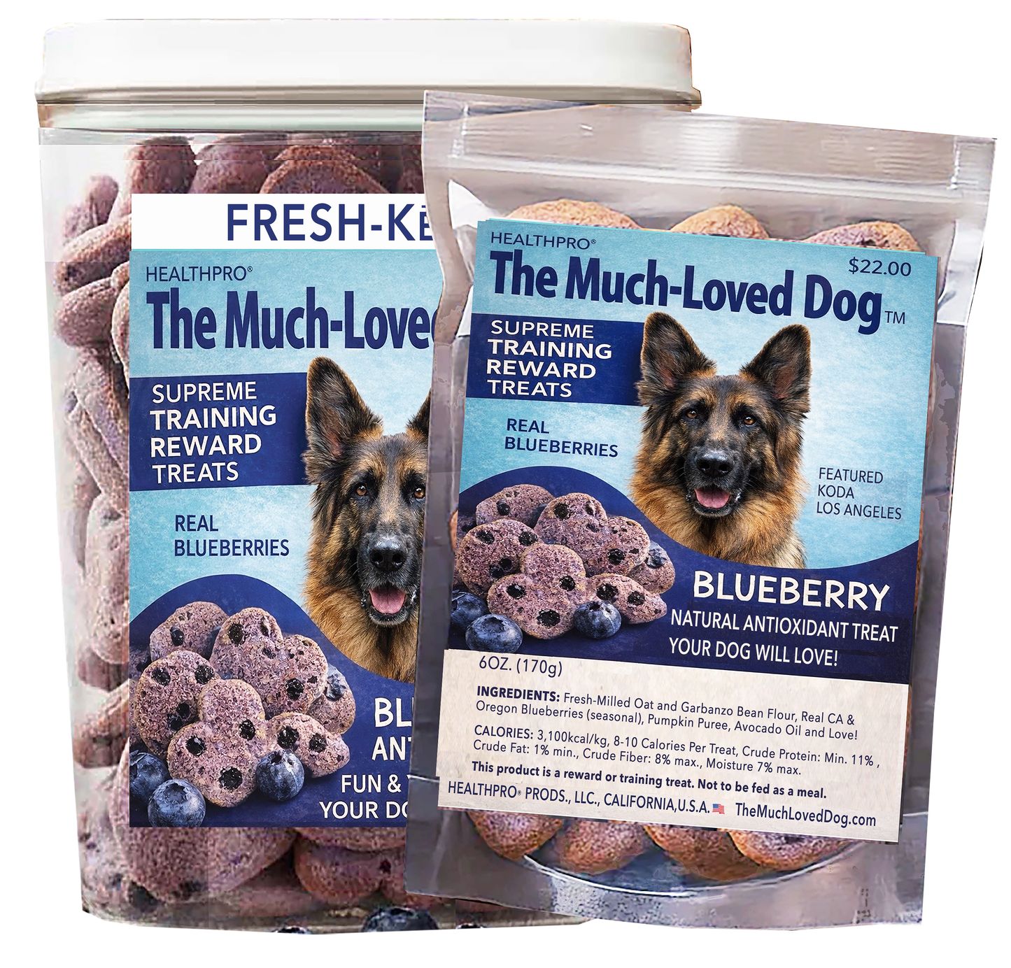Much Loved Dog™ - Blueberry Burst, Set