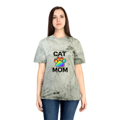 Pride Color Blast Cat Mom Tee Sizes Small - 3XL (4 Colors)