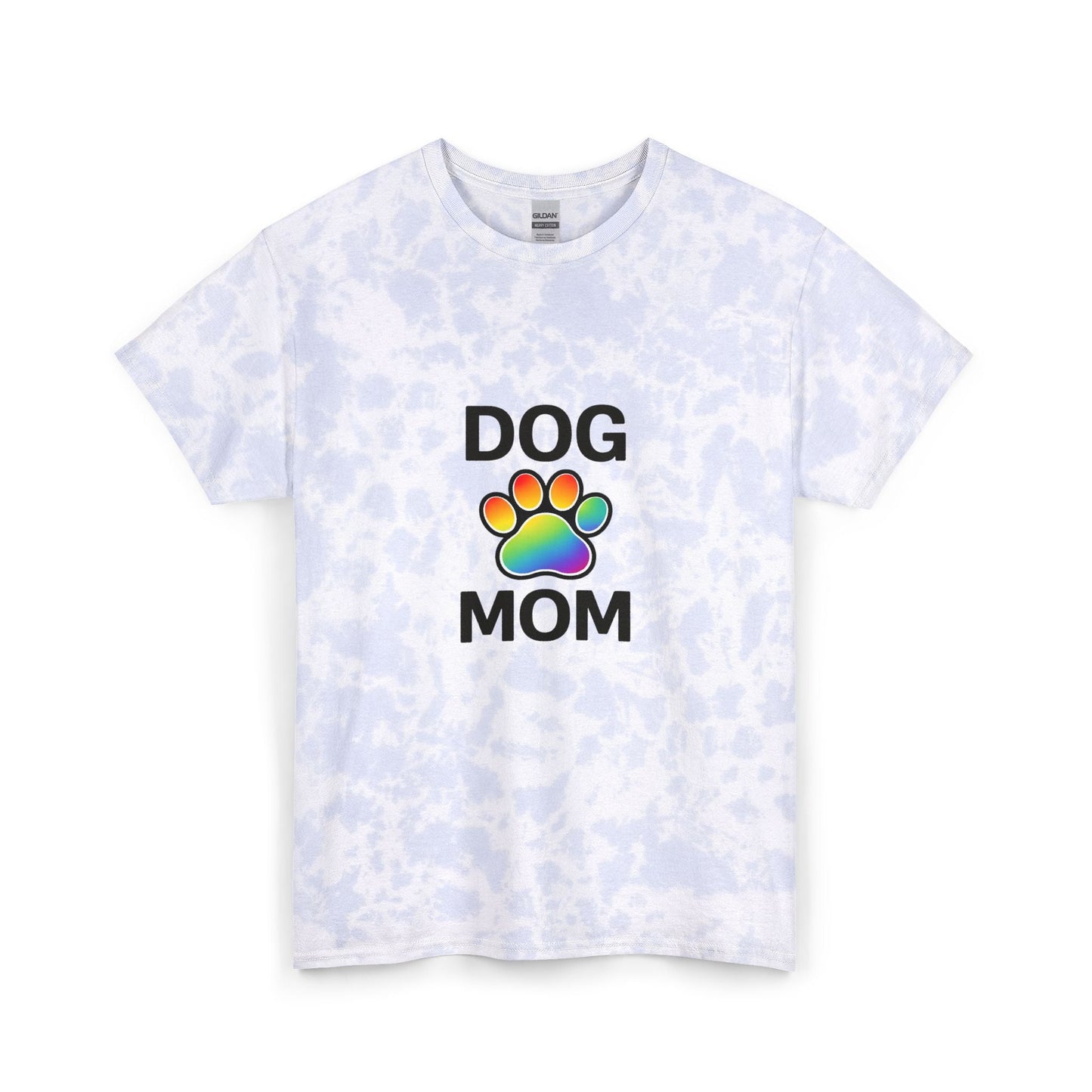 Pride Dog Mom Dyed Tee Unisex Cotton T-Shirt 3 sizes