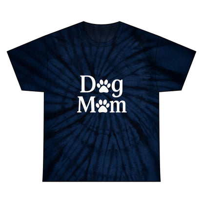 Dog Mom Spiral Tie Dye Tee Unisex Cotton T-Shirt Sizes Small - 2 XL (4 colors)