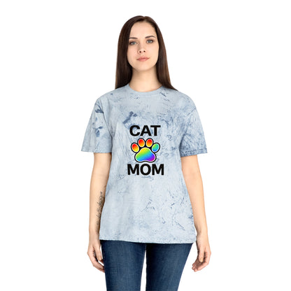 Pride Color Blast Cat Mom Tee Sizes Small - 3XL (4 Colors)