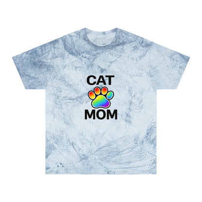 Pride Color Blast Cat Mom Tee Sizes Small - 3XL (4 Colors)