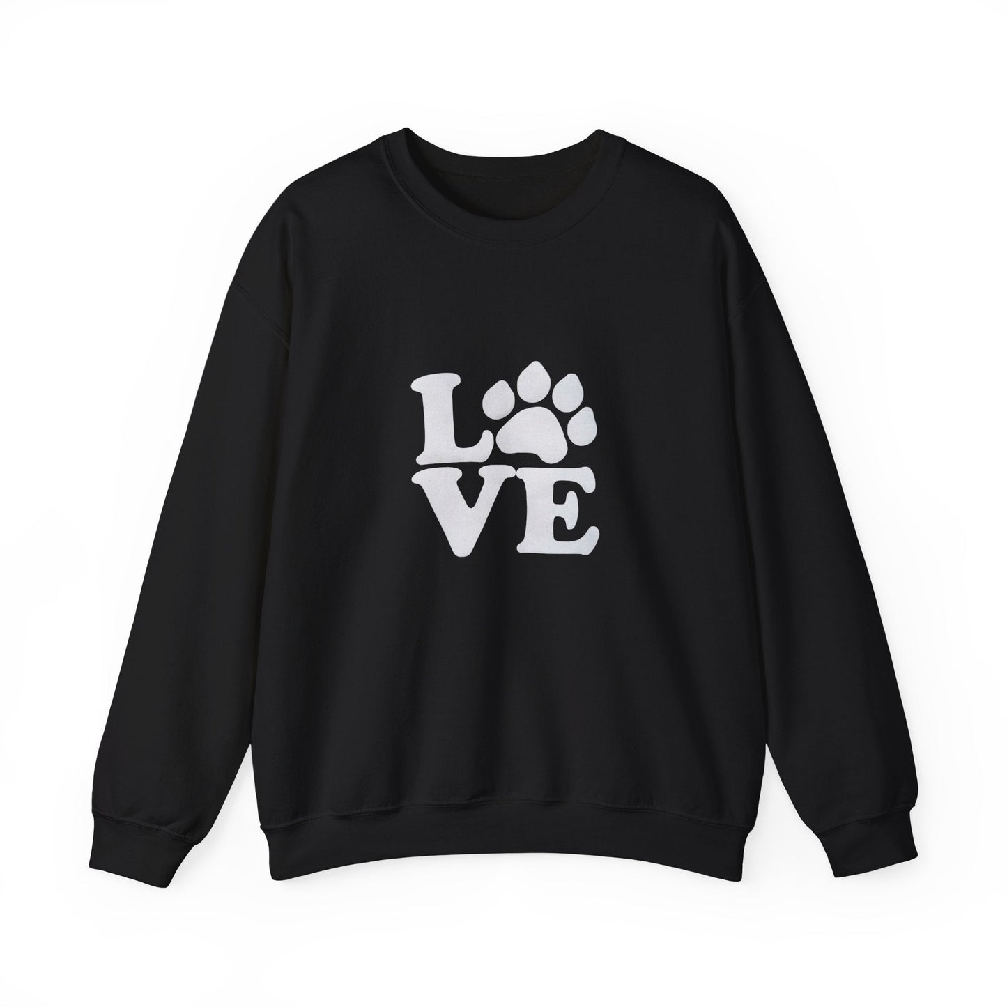 Love Paw Print Sweatshirt Sizes Small - 4XL (8 colors)