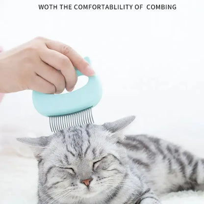 Cat-Shaped Comb Hair Removal Tool