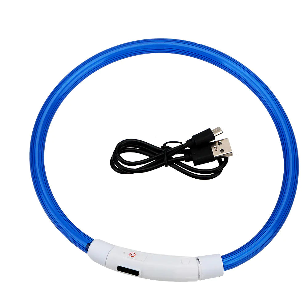 USB Rechargeable Pet Luminous Collar with 3 Modes