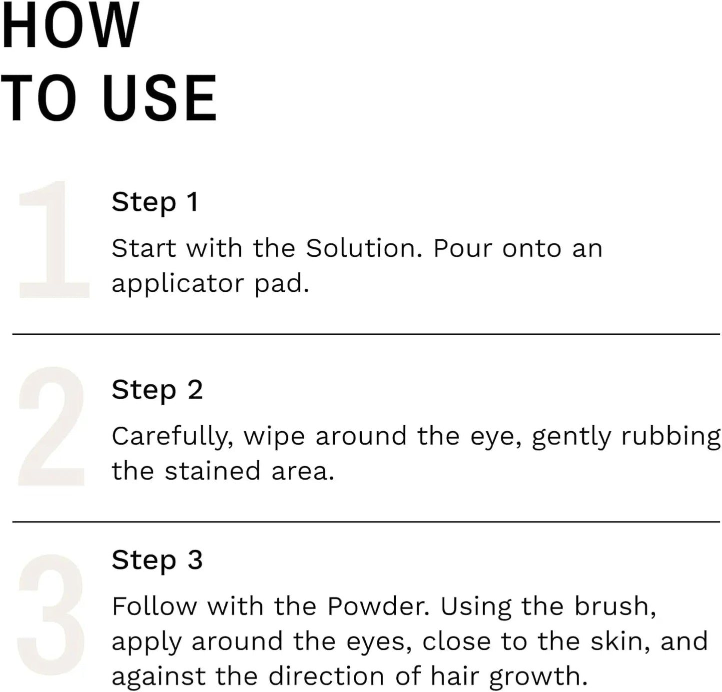 Eye Envy Dog Tear Stain Remover Kit w Brush Pads Powder 30–45 Day