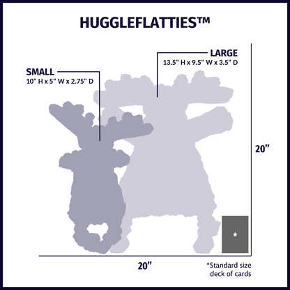 Morris Moose HuggleFlatties™ Durable Plush Dog Toy
