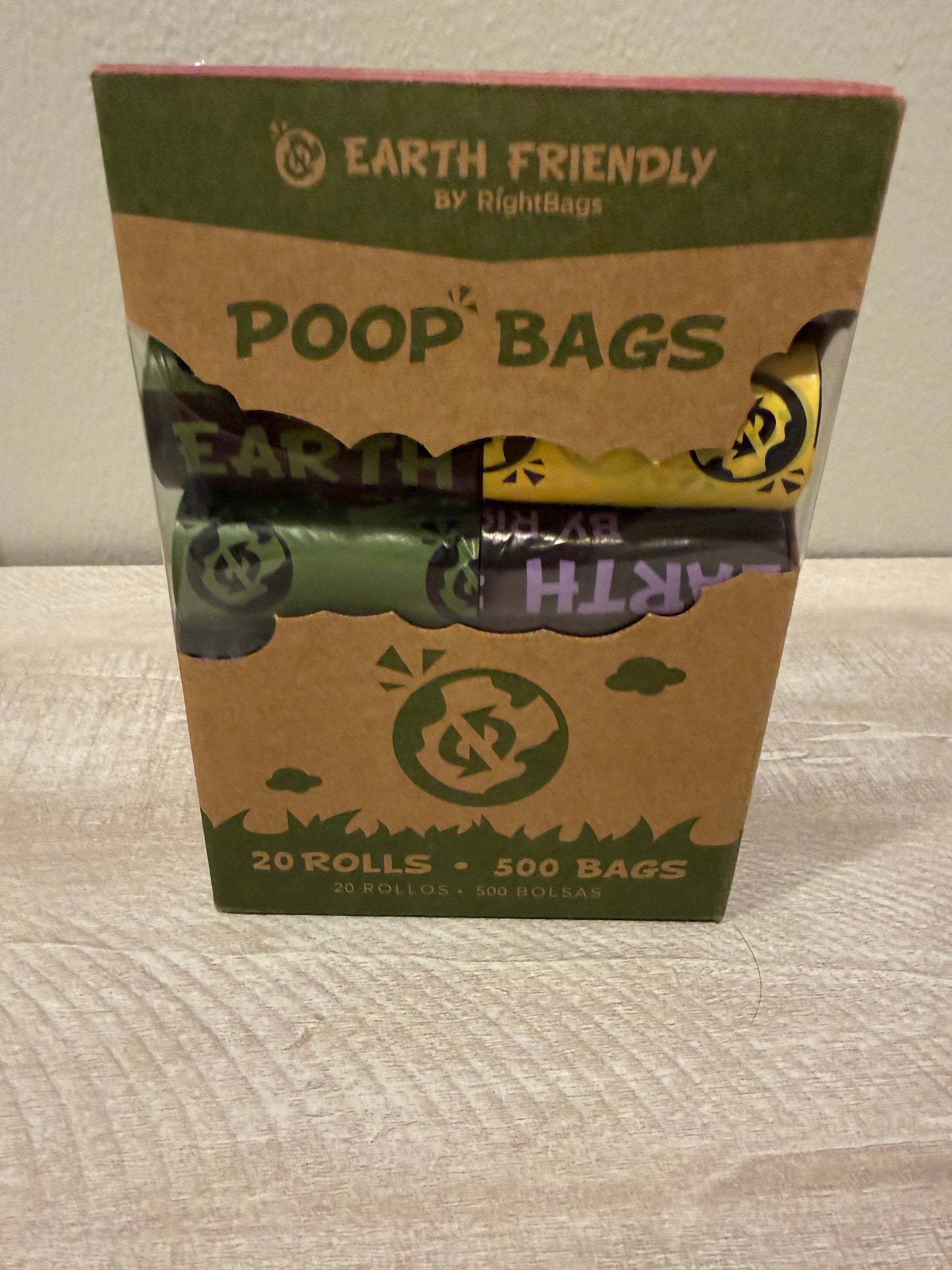 Earth rated 300 poop bags - 20 rolls