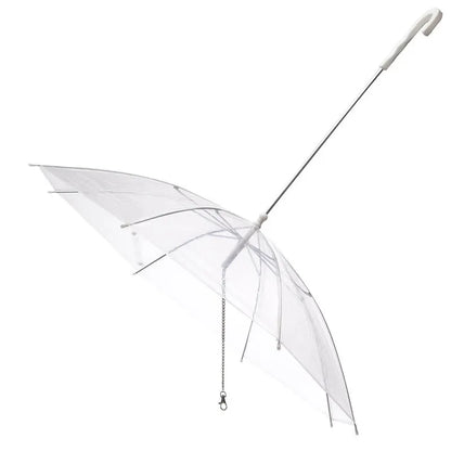 Rainstop Umbrella With Dog Leash