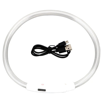 USB Rechargeable Pet Luminous Collar with 3 Modes