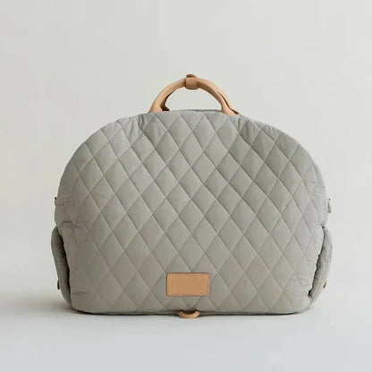 The Verona Luxe Carrier - Quilted Designer Pet Tote