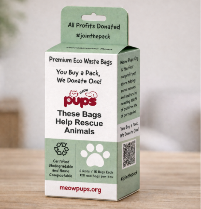 Extra Thick Eco Poop Bags - You Buy One, We Donate One