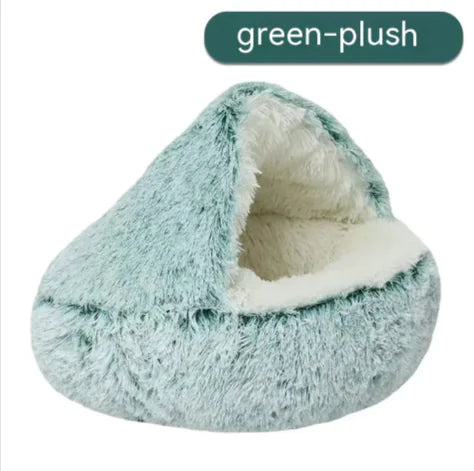 Cat Cave and Dog Den Pet Bed – Cozy Year-Round Comfort