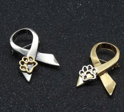 Paw Print Brooch and Lapel Pin