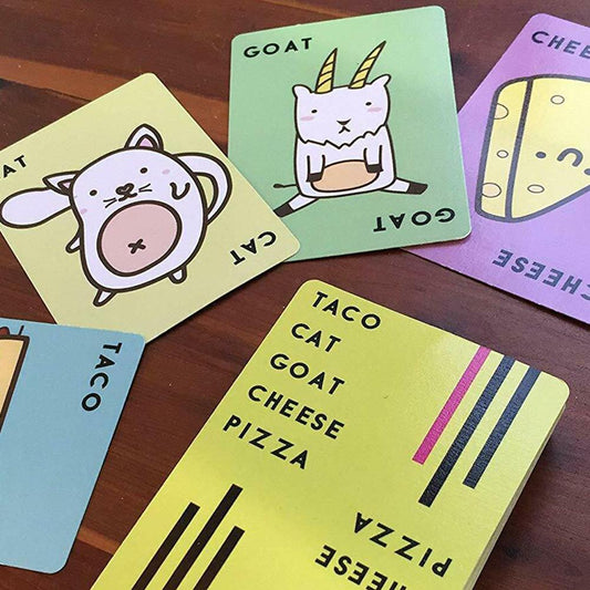 Taco Cat Goat Cheese Pizza Card Game for Family Fun