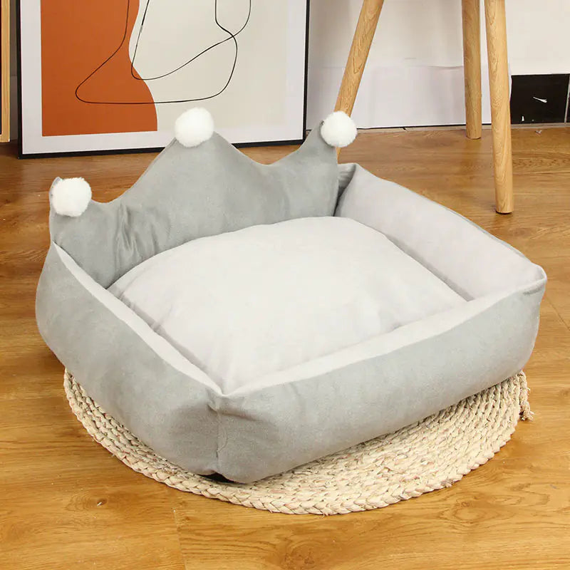 Crown Pet Bed for Medium and Small Dogs - Washable