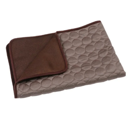 Cooling Pet Mat – Ice Silk Summer Bed