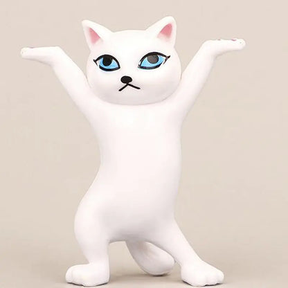 Handmade Dancing Cat Models - Set of 5