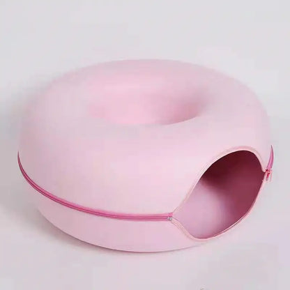 Pet Cat Bed with Felt Fabric and Anti-Scratch Mat