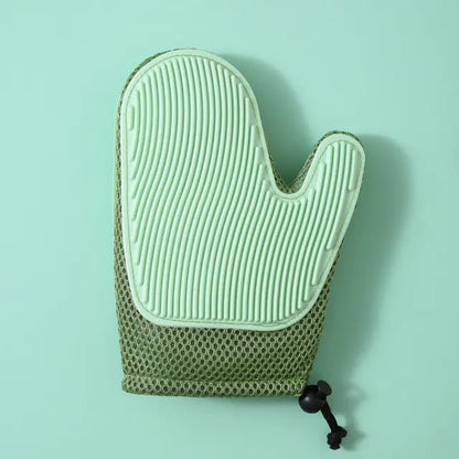 Silicone Massage Gloves and Pet Hair Removal Brushes