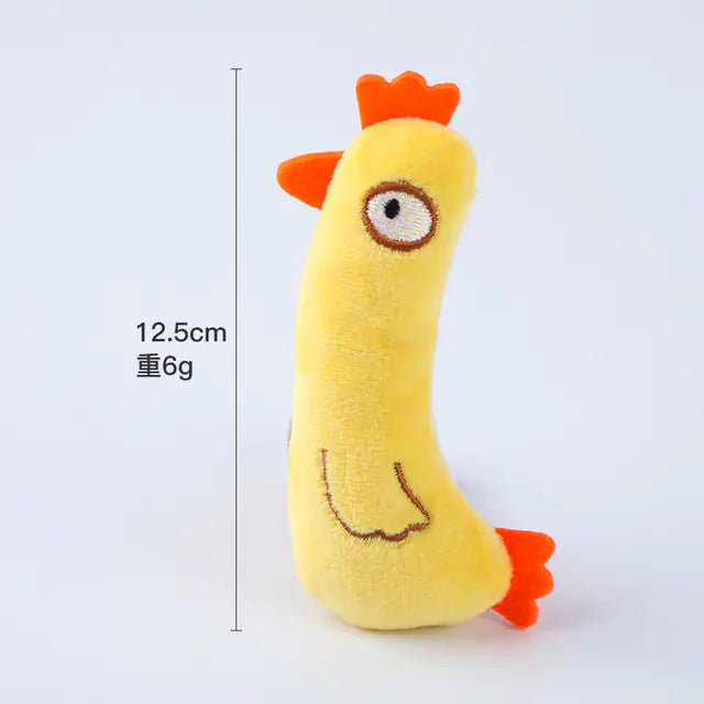 Bite-Resistant Mint Plush Cat Toy for Interactive Play